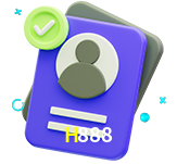 Tornar-se um membro do H888 é muito simples